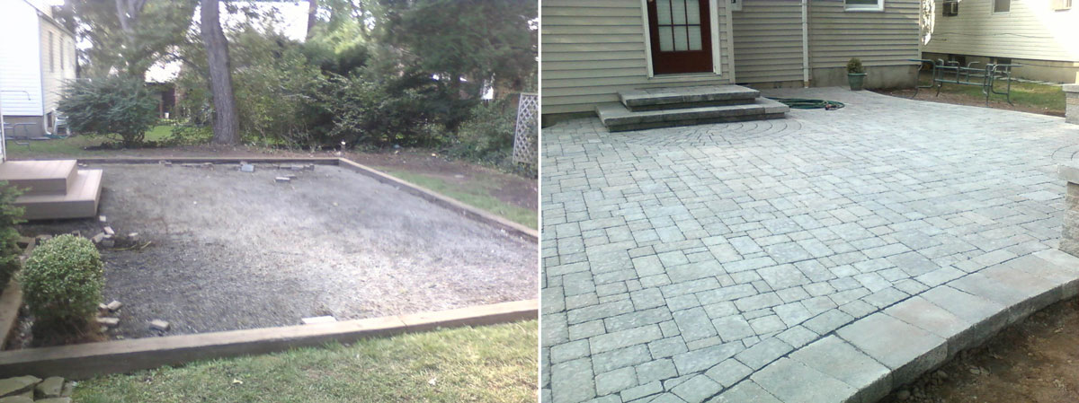 New Patio - Before & After