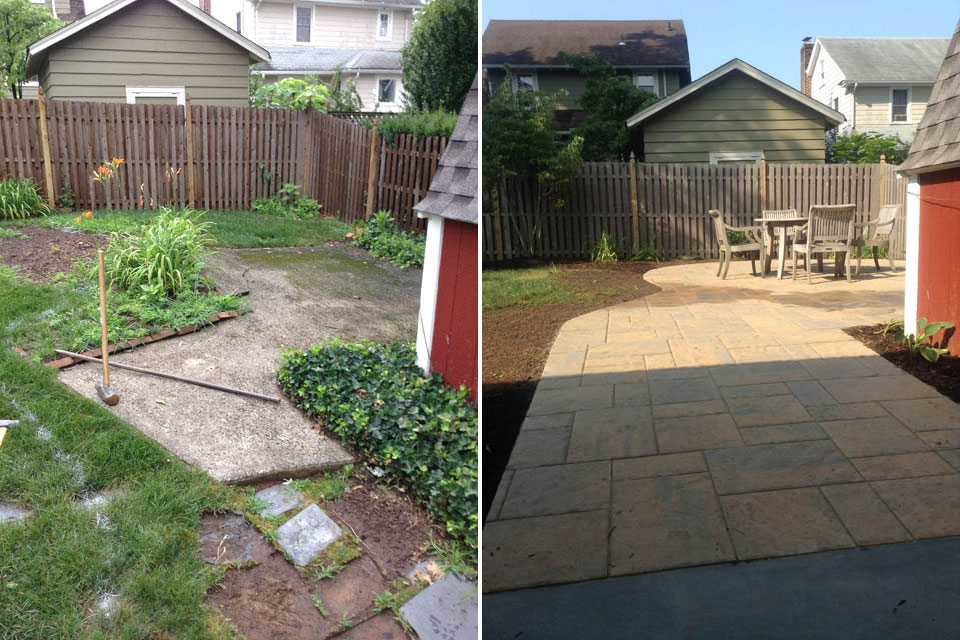 Patio Project - Before & After