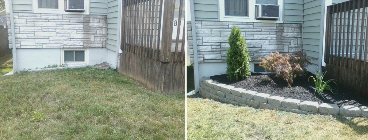 New Landscaping - Before & After